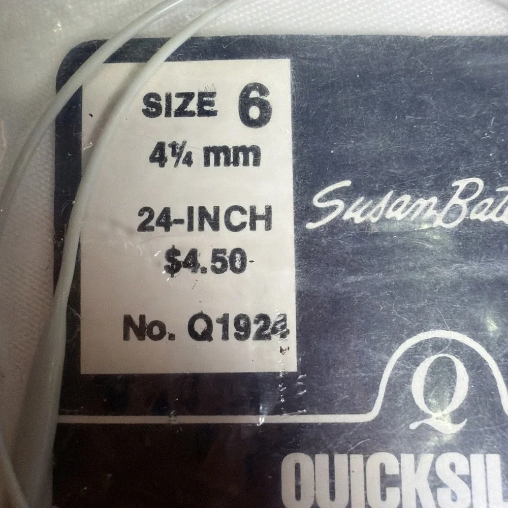 Susan Bates Quicksilver & Silvalume Circular & Straight Knitting Needles Lot